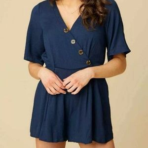 Alter'd State Romper V Back & Front